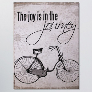 The Joy is the Journey Impressions Wall Art