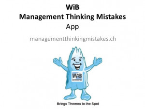 Management Thinking Mistakes App for iPhone Quotes & Stories