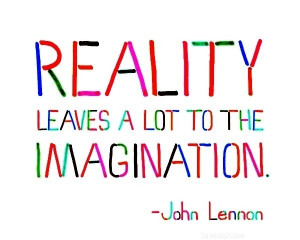 Reality quotes, awesome, best, sayings, john lennon