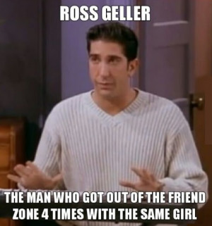 Ross Geller – The Friend Zone Hero