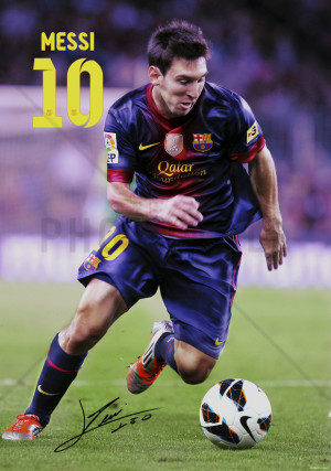 Barcelona Lionel Messi...