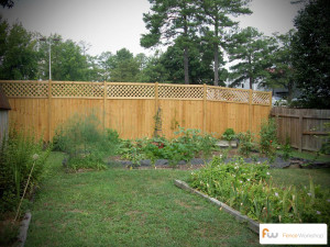 about this fence this privacy fence design is fully framed with mcq ...