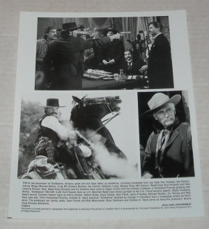 Details about 1993 TOMBSTONE PROMO B/W MOVIE PHOTO 2 VAL KILMER ...
