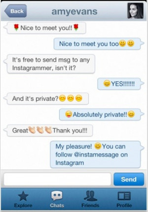 InstaMessage Lets Instagrammers Chat Privately