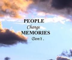People Change, Memories Don't