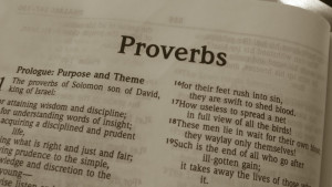 Digging Deeper through the Book of Proverbs