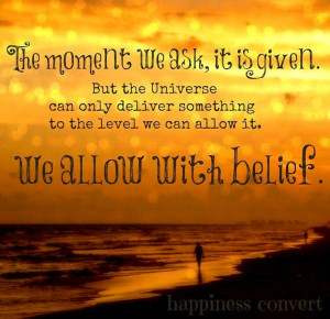 Belief quote via www.Facebook.com/HappinessConvert