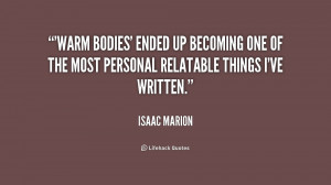 Warm Bodies' ended up becoming one of the most personal relatable ...