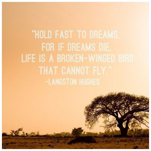Hold fast to your dreams!