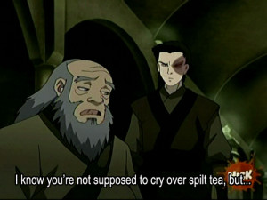 ... to cry over spilt tea,but.. it's just so sad.