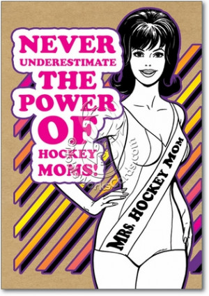 Hockey Moms Adult Funny Mother's Day Card Nobleworks