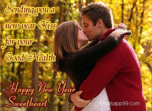 Sending you a new year kiss