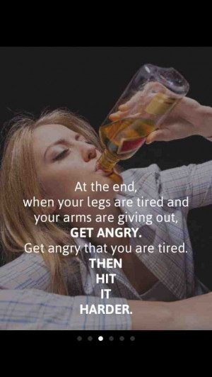 Putting motivational exercise quotes on pictures of people drinking ...