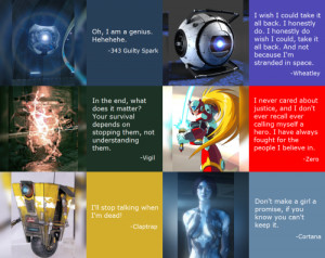 Video Game AI / Robot Character Quotes