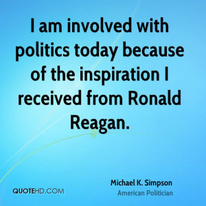 Michael K. Simpson Politics Quotes