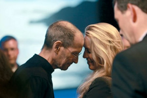 Steve Jobs close to hot Laurene Powell