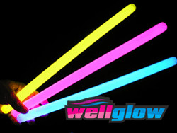 Mega Thick 8 Glow Sticks