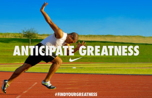 ... for the campaign. A concept of anticipation for the upcoming Olympics