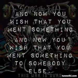 Escape the Fate - Something