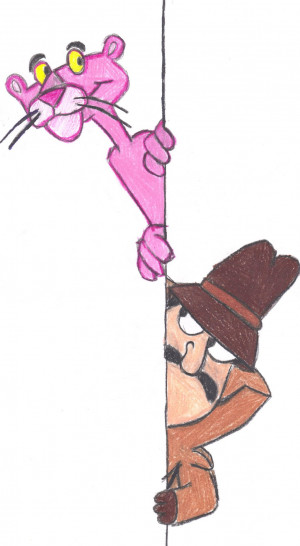 Pink vs. Clouseau by Indiana-Jonze