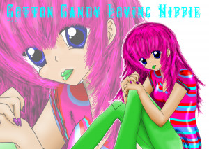 Anime Hippie Girl by ~GenericNinja on deviantART