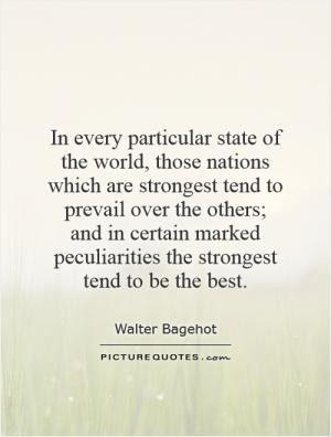 In every particular state of the world, those nations which are ...