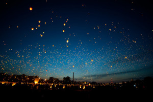 In celebration of the Summer Solstice 8,000 paper lanterns were ...