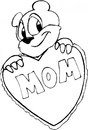 Mothers Day Printable Coloring Pages