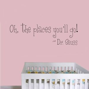 Dr-Seuss-Places-Quote-W010-Decor-Art-Mural-Kids-Nursery-Vinyl-Wall ...