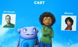 ... in the upcoming film, Home . She is to be voiced by singer Rihanna