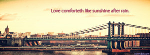 Pretty Nature Love Quote FB Cover and DP