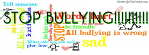 Showing Gallery For Stop Bullying Cover Photos