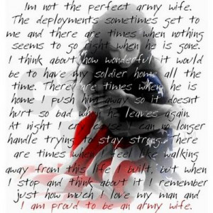 army wives deployment quote - good thought...minus the 