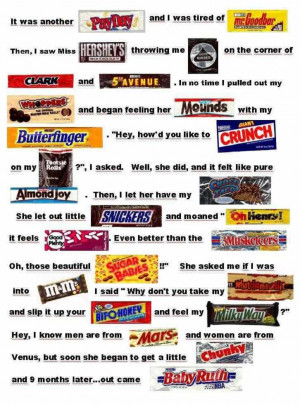 Funny Story About That Candy Bar Quotes Funny QuotesGram