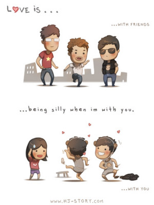 Love is… being silly! If people around me finds... / HJ Story