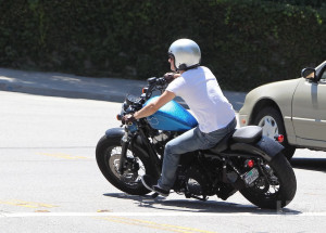 Josh Hutcherson Riding His Motorcycle In Hollywood July 16 2012 ...