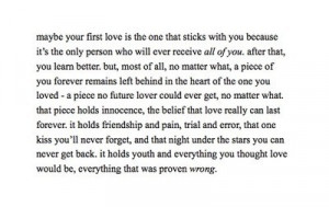 -your-first-love-is-the-one-that-sticks-with-you-because-its-the-only ...