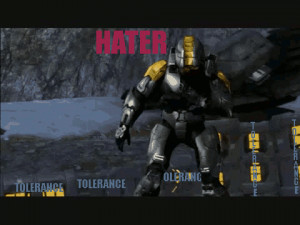 Red vs Blue Brony and hater gif. FINALLY! found a way to slow it down ...