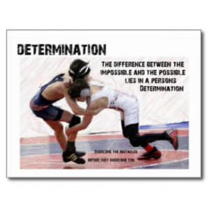 Wrestling Determination Quotes