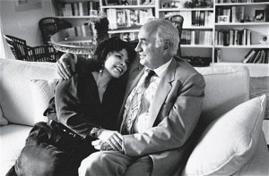 Allende with her husband, Willie, in 1994