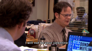 ... subtitles dwight schrute season 7 Jim Halpert Valentine's Day