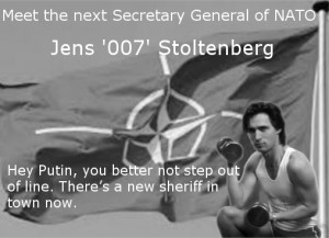... about the next Secretary General of NATO, Jens Stoltenberg