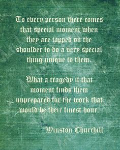 Winston Churchill quote on a weathered book background available at ...