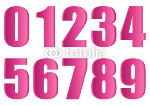 335794 Pink Number 7 Number 7