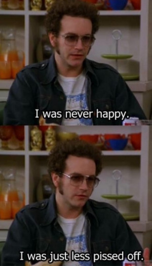 Hyde Explains He Doesn’t Do Happiness On That 70′s Show