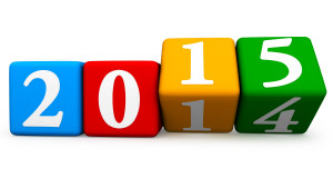 different_colored_four_blocks_with_2015_year_for_business_goals_stock ...