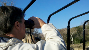 Michael Colglazier enjoying the view on our trek