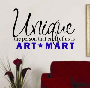 ... Decal > Wall Quotes > Vinyl Wall Words Quotes Decals Unique NO.239