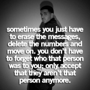 Sometimes you just have to erase the messages, delete the numbers and ...