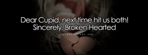 Dear Cupid Next Time Facebook Cover Photo